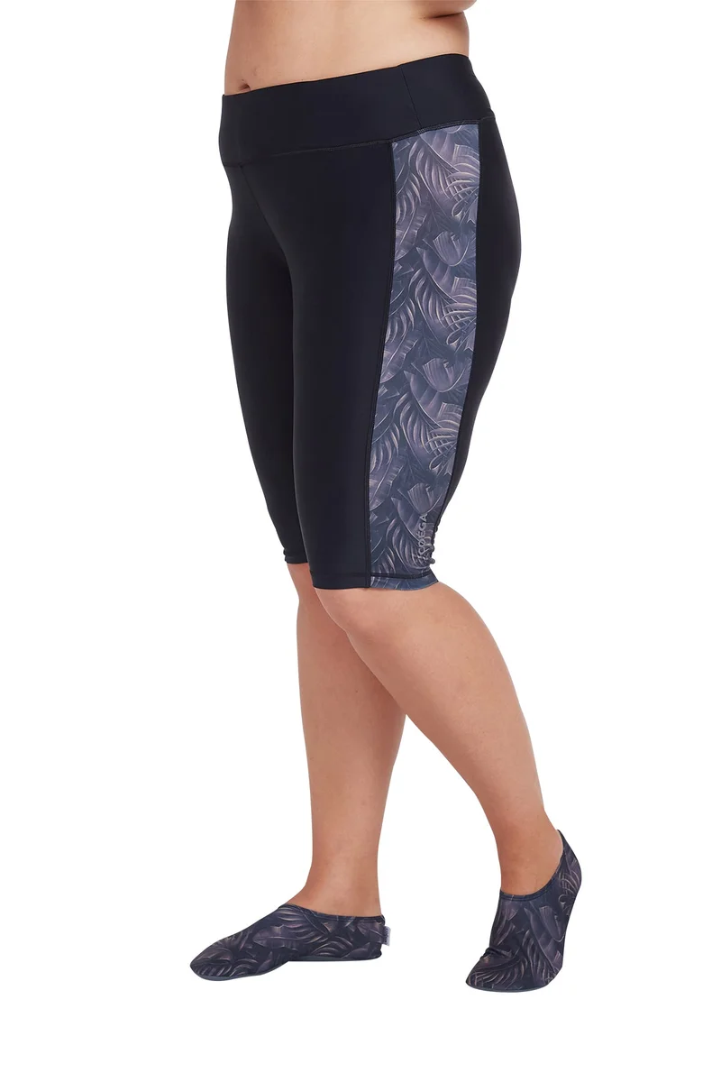 COEGA SUNWEAR  COEGA  Ladies Ladies Shorts Swim Long - Nero Silver Tropical for Women | Best Price UAE